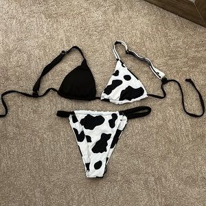 Cow print ZAFUL bikini